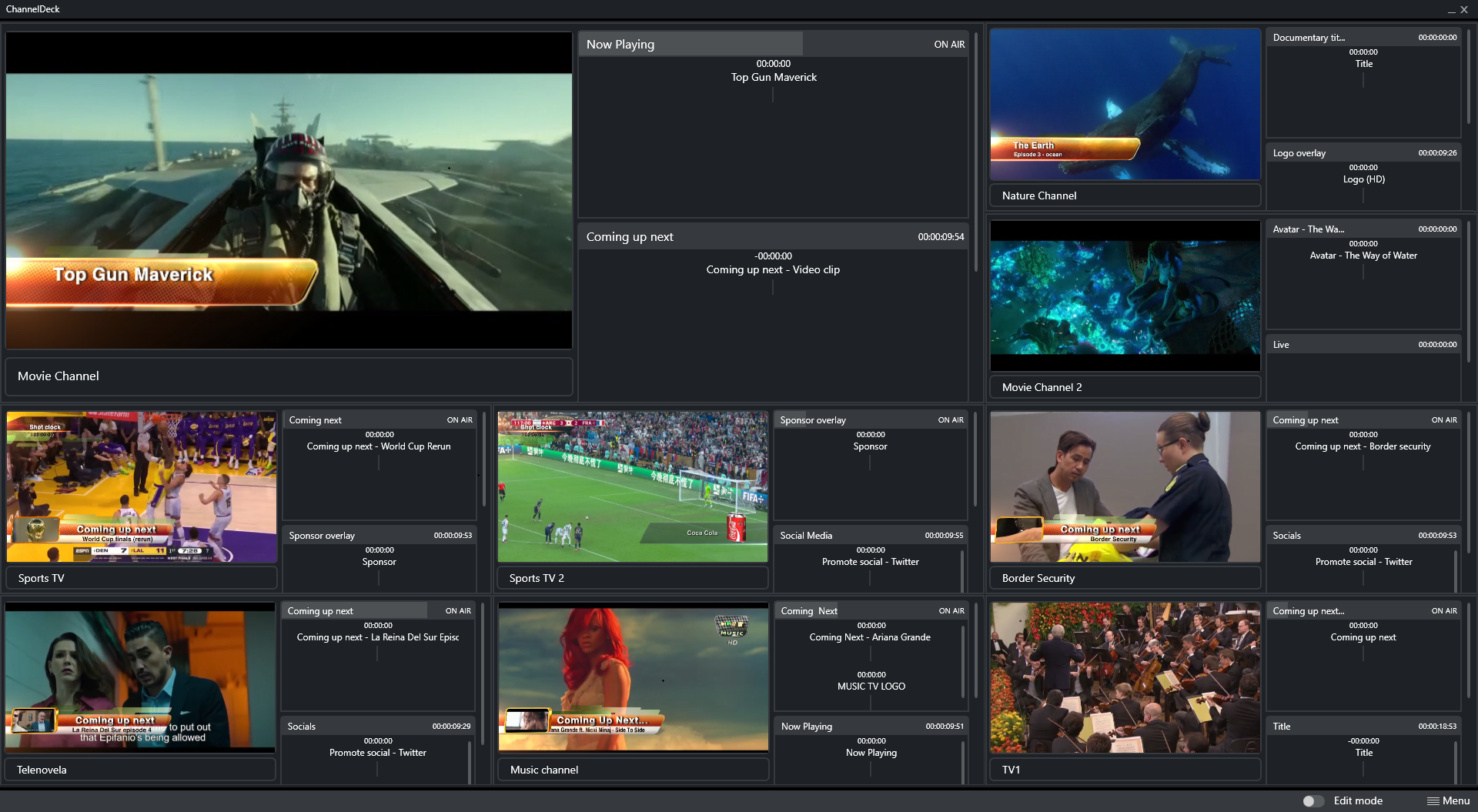 Vizrt Viz Pilot/Viz Pilot Edge新聞圖文字幕編輯插件操作界面